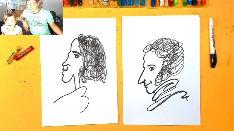 александр сергеевич пушкин рисунки