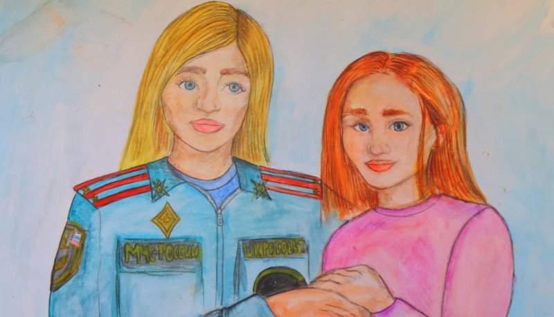 МЧС рисунки на конкурс