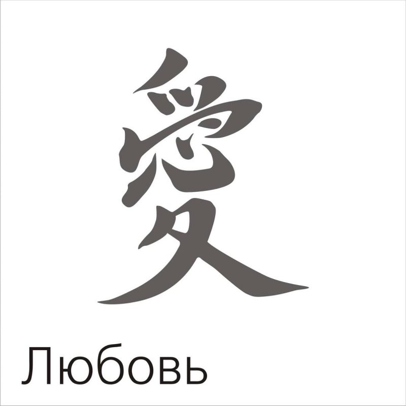 Эскизы иероглифы
