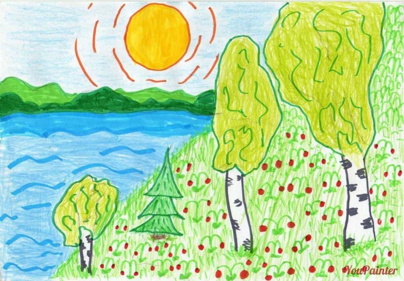 Летние рисунки