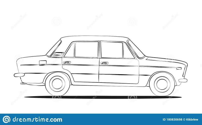 Раскраска VAZ 2107