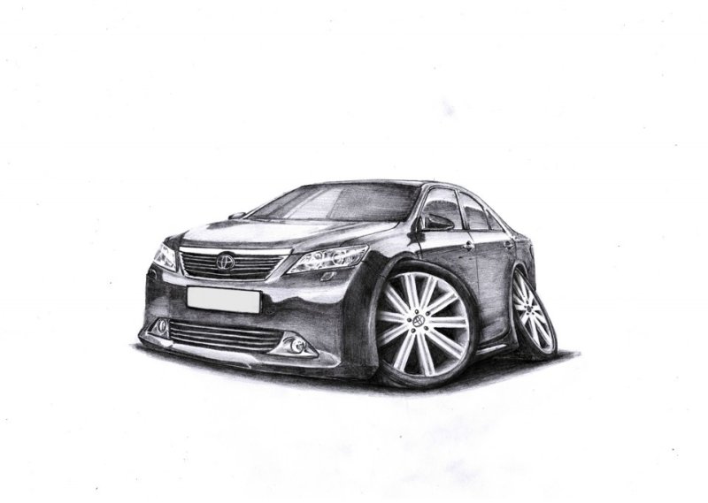 Рисунок Тойота Камри v50