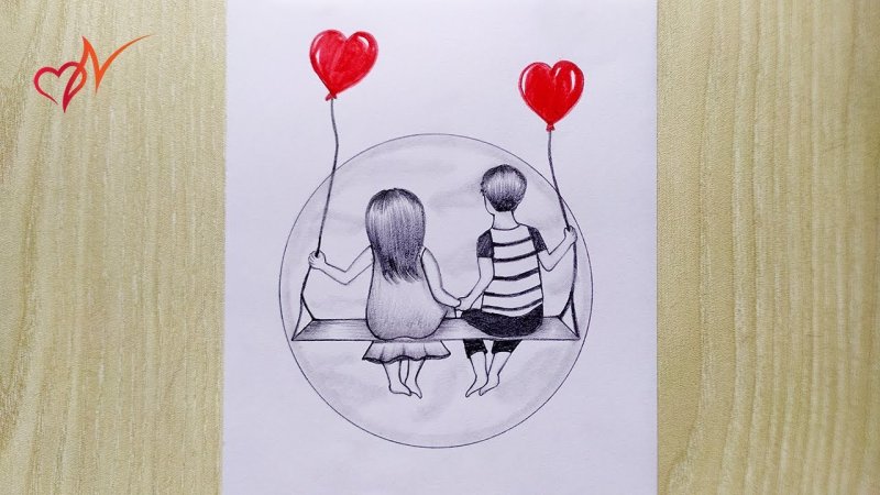 Идеи для рисунков любовь