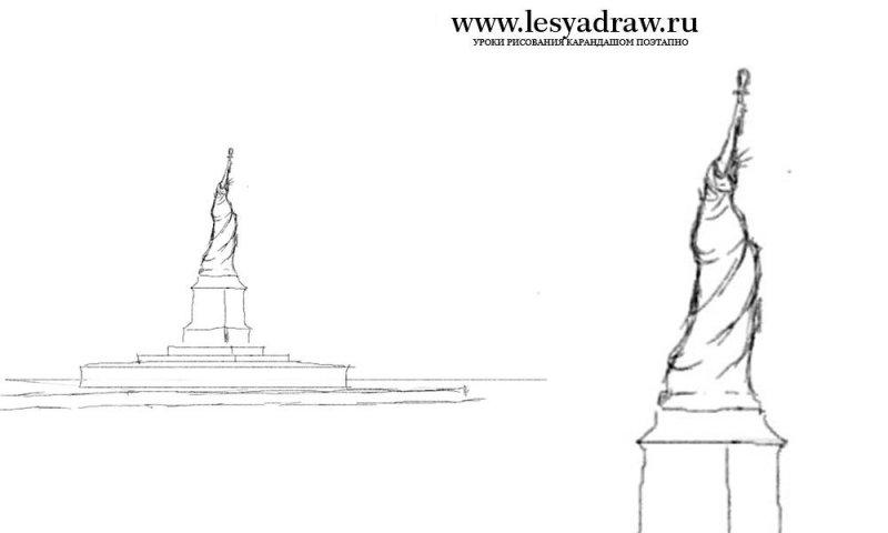 Памятник карандашом