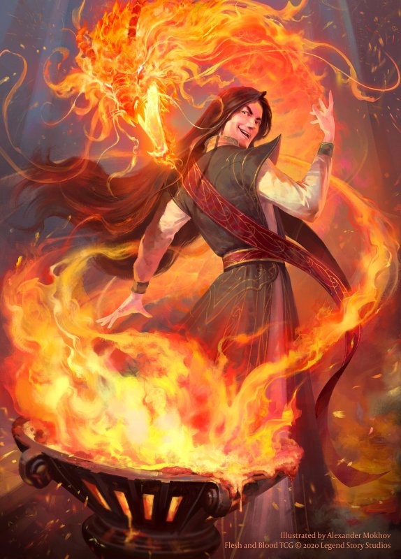 Маг огня арт