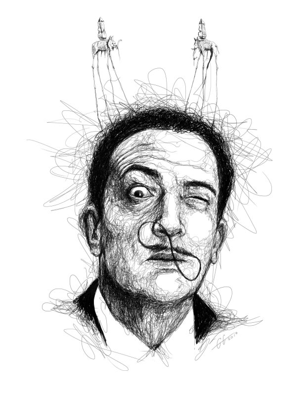 Salvador Dali Графика