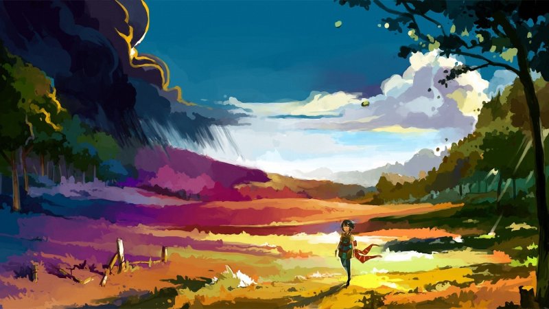 Красивые пейзажи для рисования