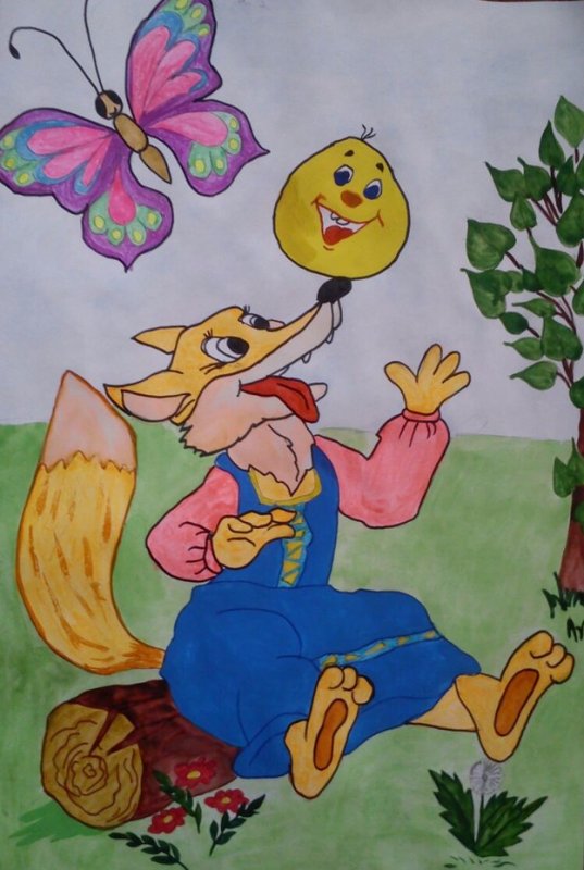 Рисунки по мотивам сказок