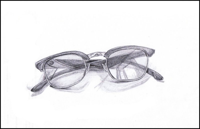 Очки рисунок