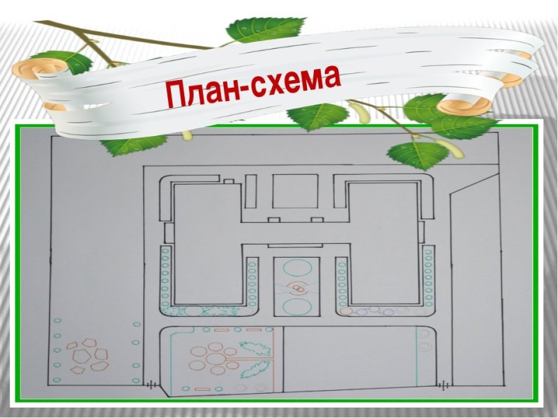 План местности школы