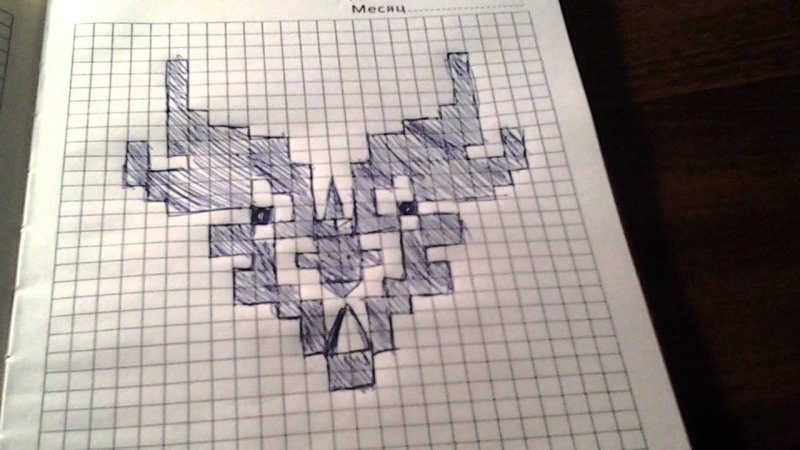 Рисование по клеточкам в тетради