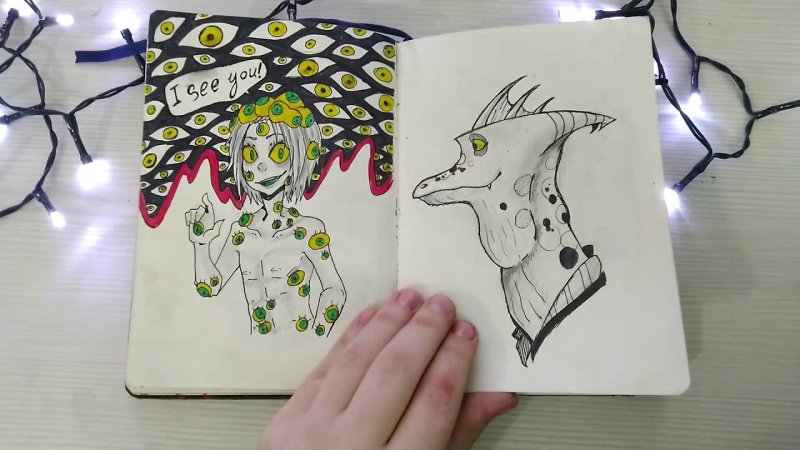 Легкие рисунки для скетчбука