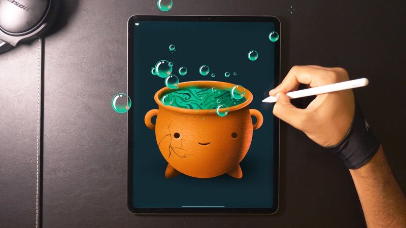Иллюстрация на IPAD