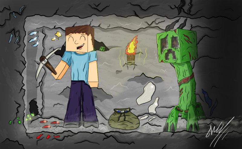 майнкрафт арт