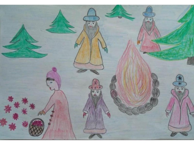 Рисунок на тему сказка