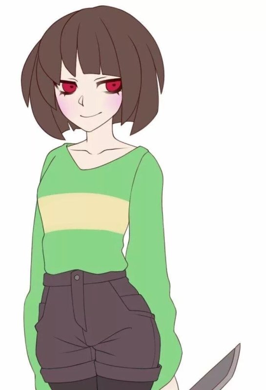 Chara Undertale в полный рост