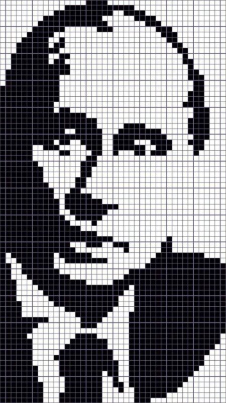 Рисунки по клеточкам слож