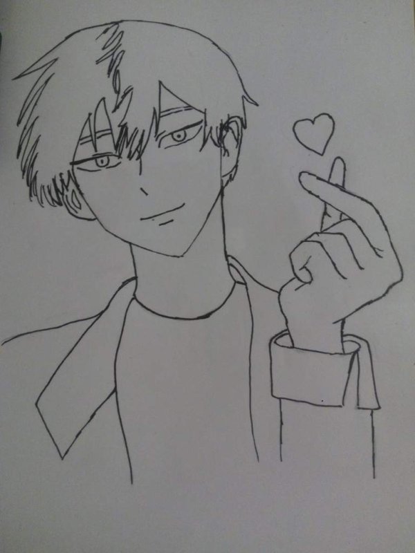 Рисунки для срисовки аниме легкие парни