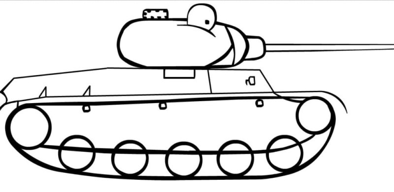 Танк т-34 раскраска для детей