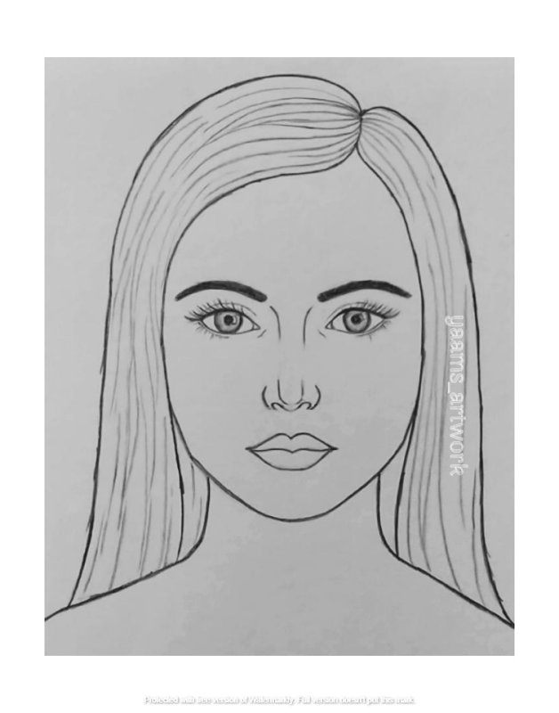 Лицо для рисования
