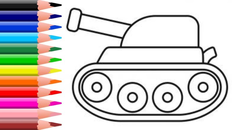 Танк т-34 рисунок