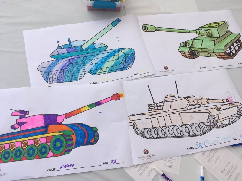 Рисунок танка