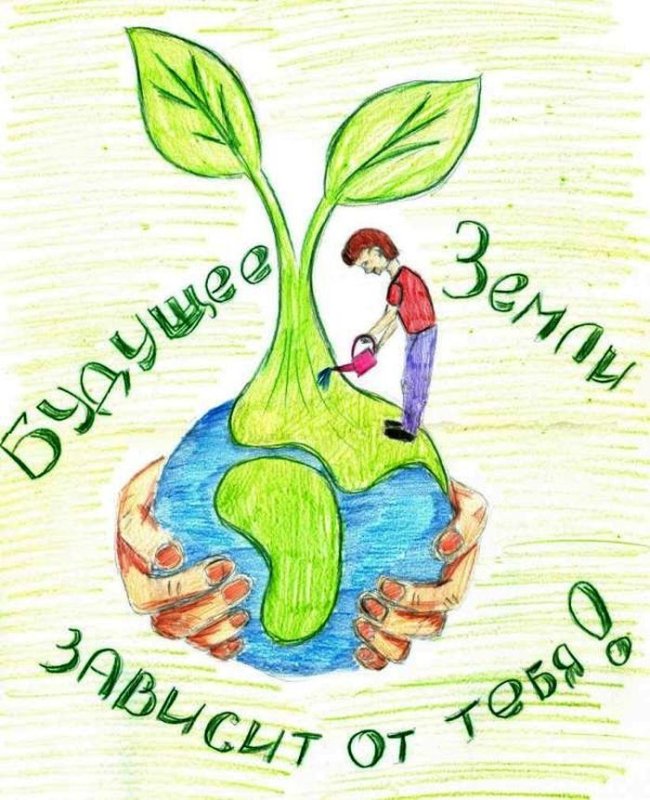 Рисунок берегите растения