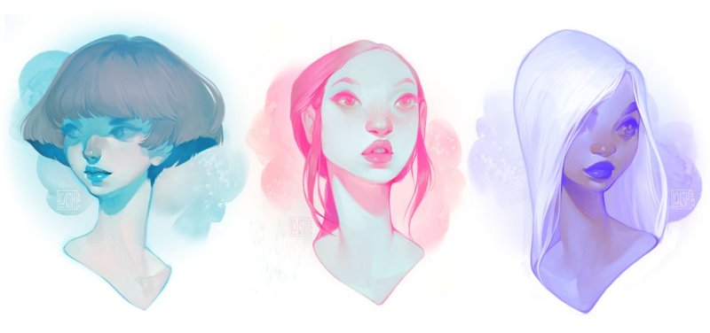 стили диджитал арта