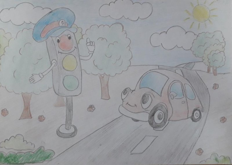 Рисунок дорожного движения