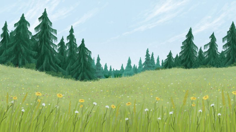 Полянка лесная