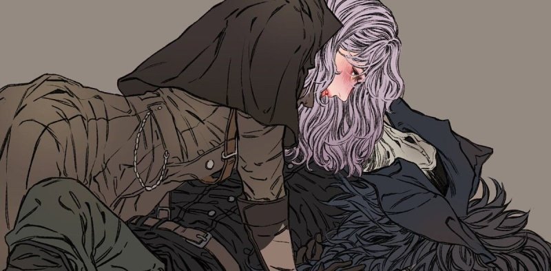 Bloodborne Эйлин ворон Art