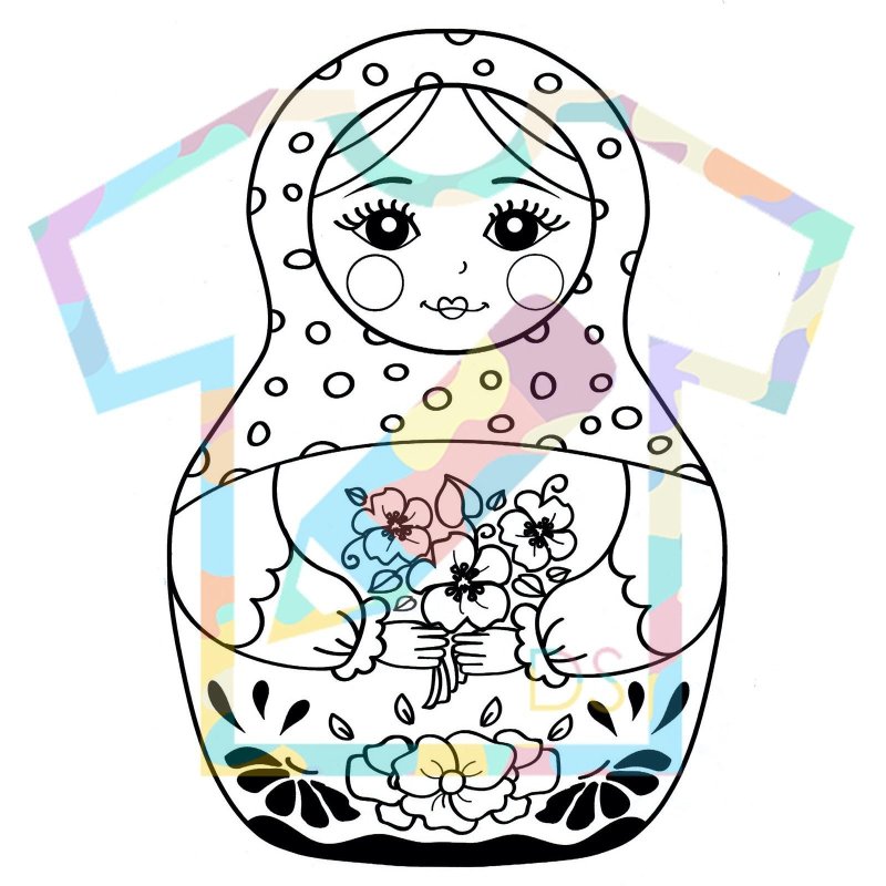 Матрешка загорская