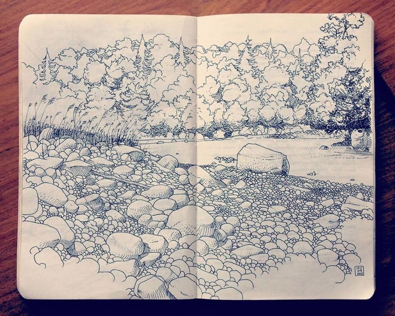 Рисунки для скетчбука карандашом