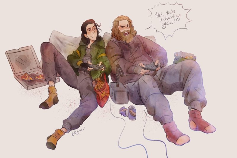 Толстый тор и Локи