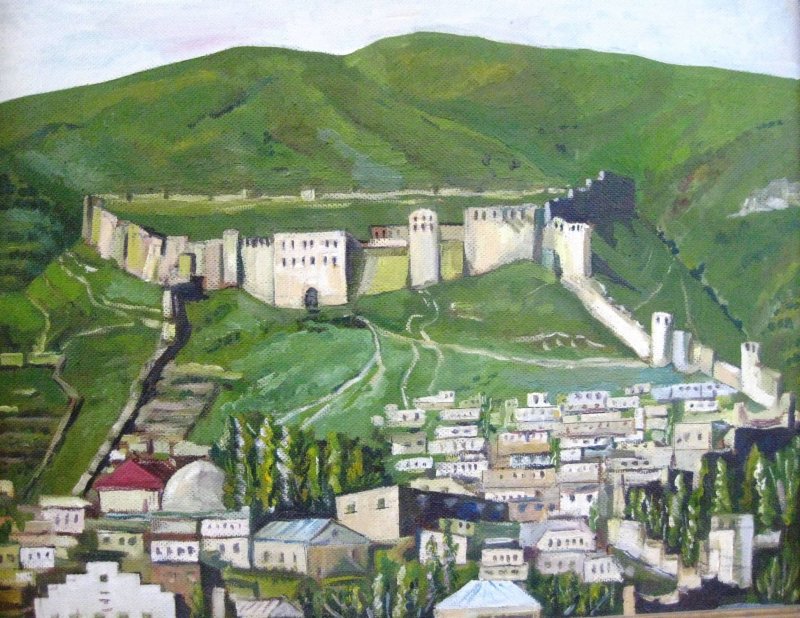 Крепость Нарын кала картина