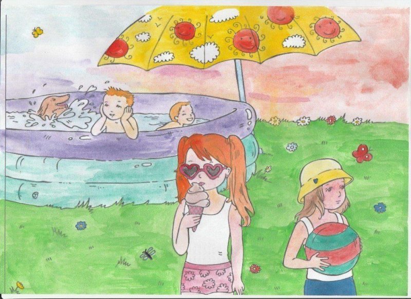 Рисование лето
