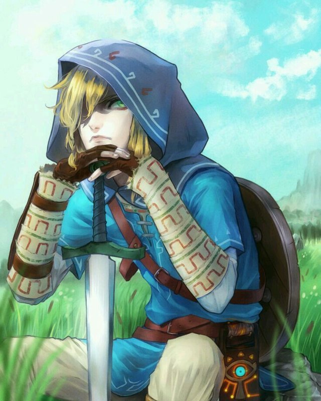 Линк арт the Legend of Zelda