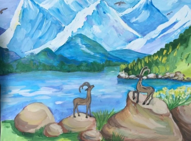 Пейзаж для рисования