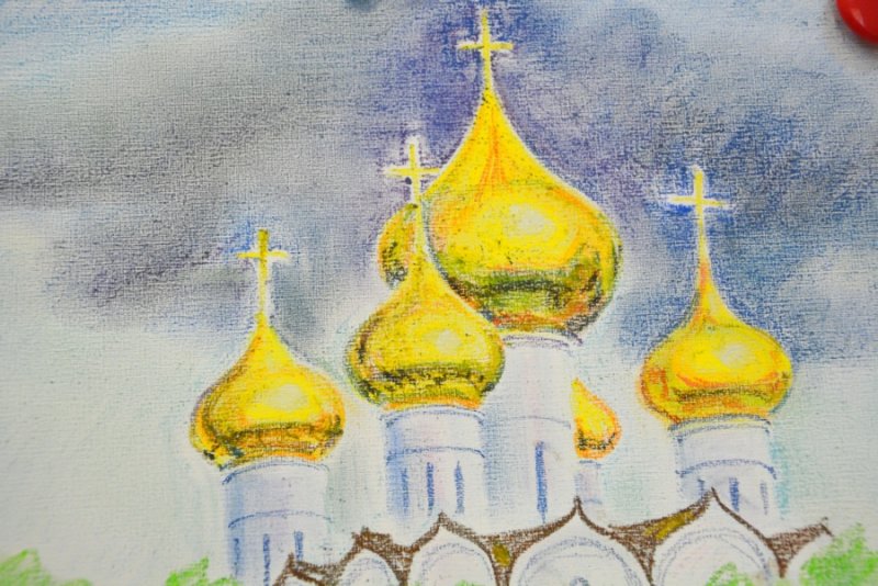 Рисунок на православную тему