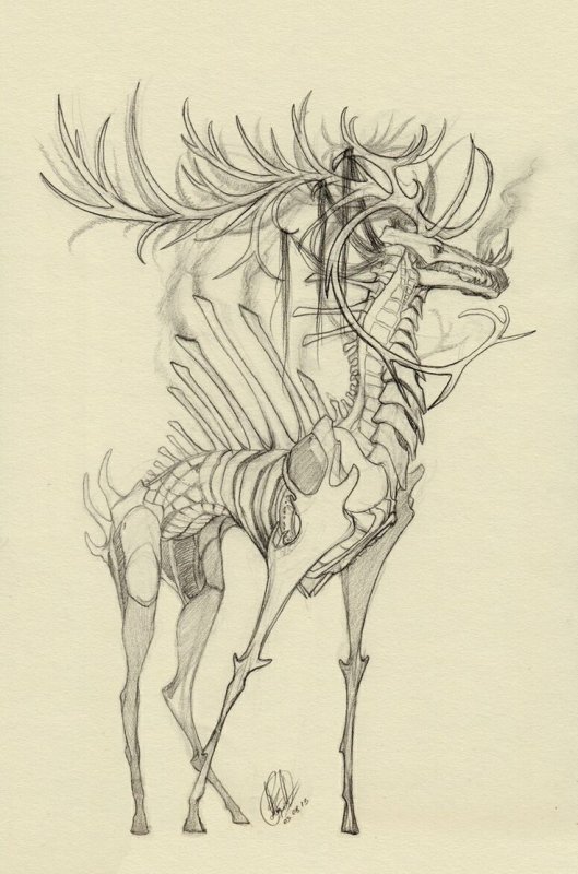 мифические существа зарисовки