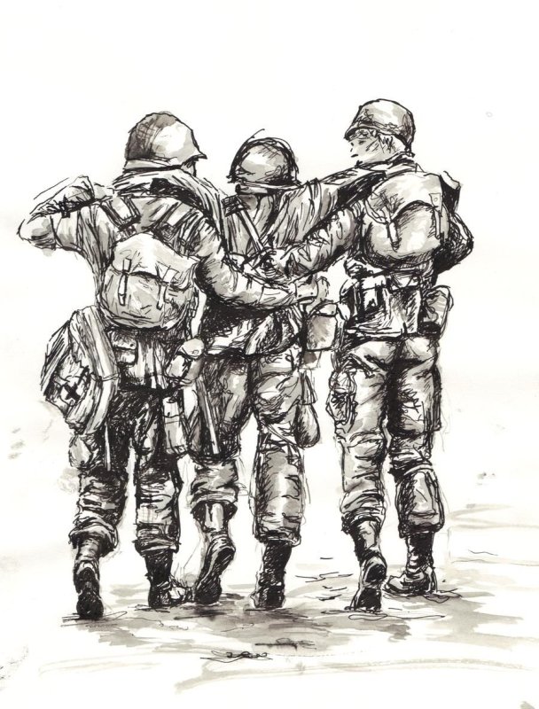 Рисунок солдату