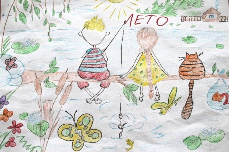 Рисунок на летнюю тему