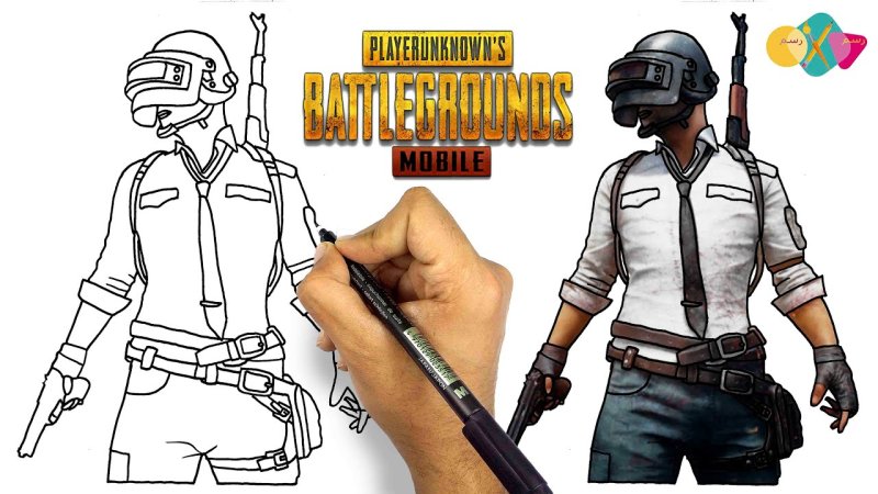 PUBG раскраска