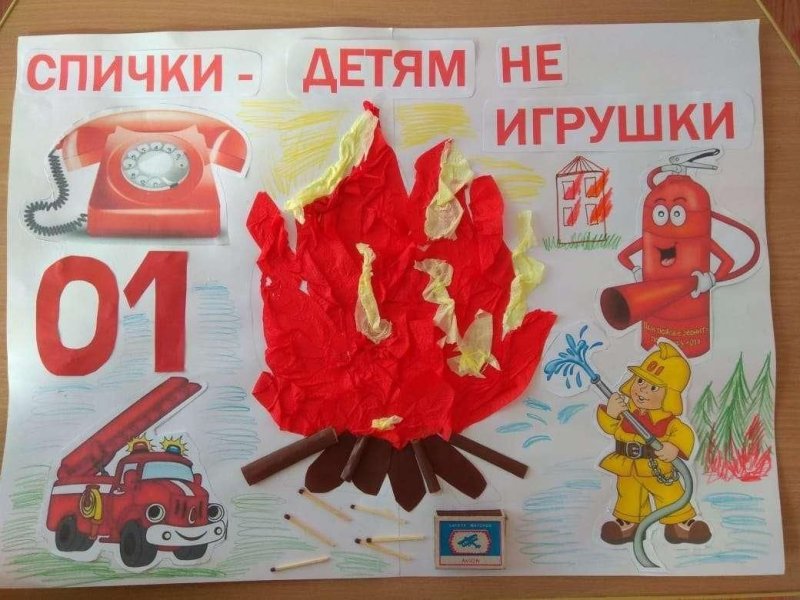 Пожарная безопасность плакат в детский сад