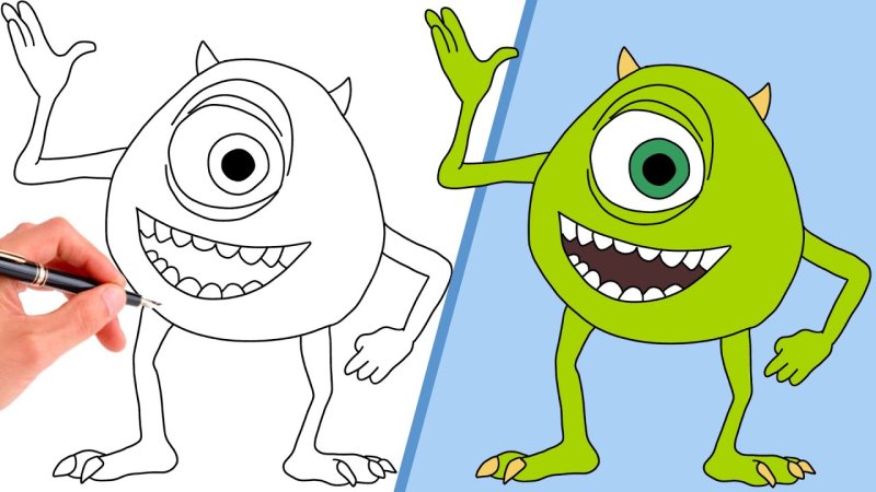 майк вазовский раскраска