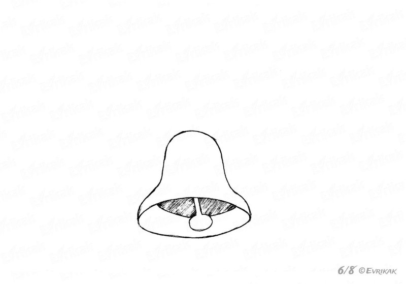 Колокольчик рисунок