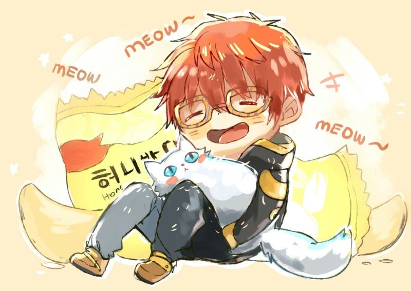 Mystic Messenger Christmas DLC chat time