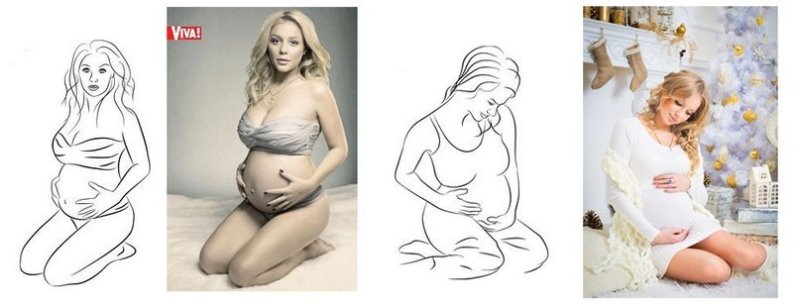 Позы для фотосессии беременным