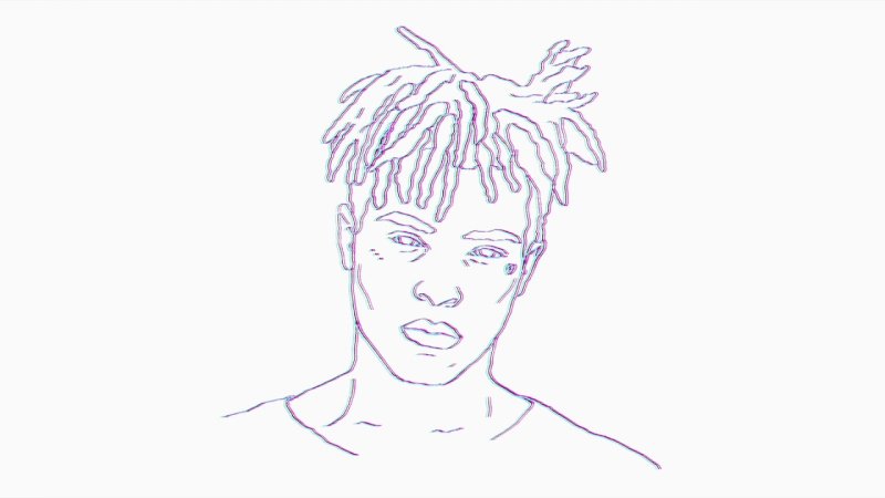 XXXTENTACION для срисовки