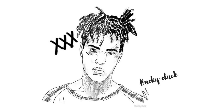 Раскраска XXXTENTACION